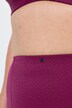 Culotte gainante, taille haute, empiècement jacquard