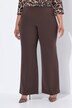 Pantaloni eleganti con taglio della gamba ampio e dritto e cintura elastica