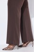 Pantaloni eleganti con taglio della gamba ampio e dritto e cintura elastica