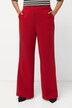 Pantalon de tailleur à jambe droite et large, taille élastique