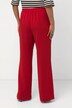 Pantalon de tailleur à jambe droite et large, taille élastique