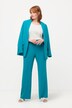 Pantalon, wijde rechte pijp, elastische tailleband