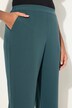 Pantalon de tailleur à jambe droite et large, taille élastique