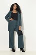 Pantalon de tailleur à jambe droite et large, taille élastique