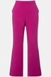 Pantalon de tailleur à jambe droite et large, taille élastique