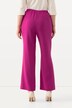 Pantalon de tailleur à jambe droite et large, taille élastique