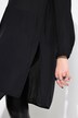 Chemise longue coupe Boxy en modal, col de chemise et manches longues, premium