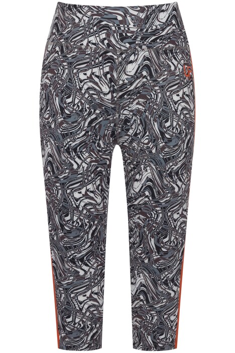 3/4 sportovní legíny, mramorové, kapsa na zip, recyklovaný materiál