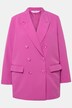 Blazer, straight fit, dubbele knoopsluiting, revers, lange mouwen