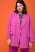 Blazer, straight fit, dubbele knoopsluiting, revers, lange mouwen