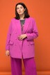 Blazer, straight fit, dubbele knoopsluiting, revers, lange mouwen