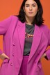 Blazer, straight fit, dubbele knoopsluiting, revers, lange mouwen