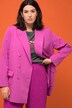 Blazer, straight fit, dubbele knoopsluiting, revers, lange mouwen