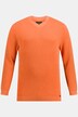 Pullover, stonewashed, V-Ausschnitt