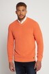 Pullover, stonewashed, V-Ausschnitt