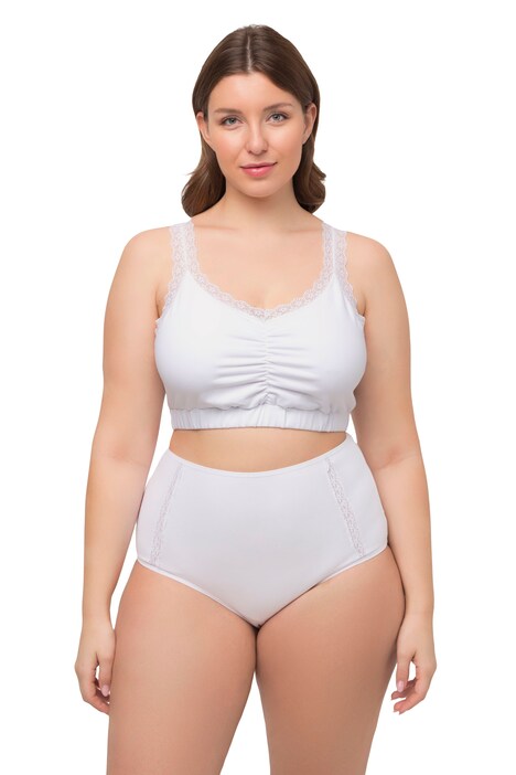 Bustier, řasení, krajková stuha
