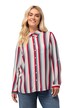 Košilová halenka, pruhy, límeček, dlouhé rukávy