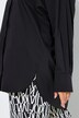 Overhemdblouse, oversized, lange mouw