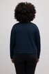Sweat-shirt, court, oversize, col rond, manches longues