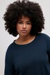 Sweat-shirt, court, oversize, col rond, manches longues