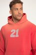 STHUGE Hoodie mit Vintage Look, Oversized, Brustprint, Kapuze, Langarm, bis 8 XL