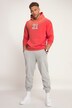 STHUGE Hoodie mit Vintage Look, Oversized, Brustprint, Kapuze, Langarm, bis 8 XL