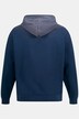 Sweat à capuche oversize STHUGE. Look vintage, imprimé sur la poitrine et manches longues - jusqu'au 8XL