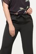 Pantalon 7/8 à pinces. Taille élastique