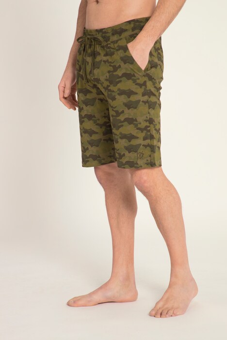 Bermuda, Shorts, Camouflage Print, Elastikbund