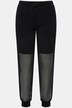 Layered Look Mesh Joggers