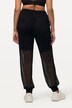 Layered Look Mesh Joggers