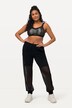 Layered Look Mesh Joggers