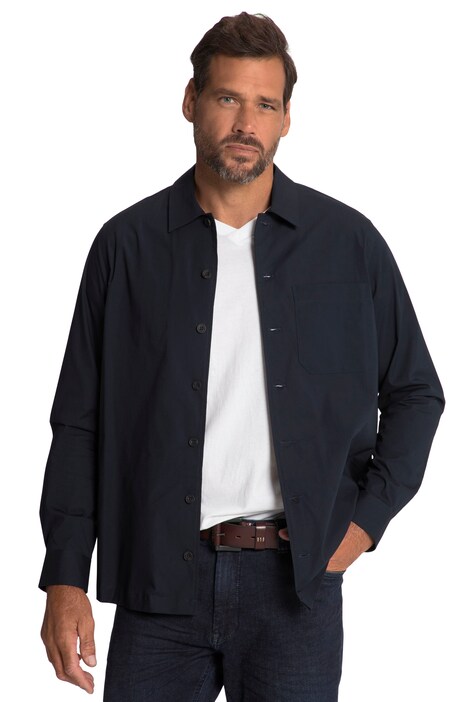 Košile, svrchní, dlouhé rukávy, lehká, Kent límeček, Modern střih, do 8XL