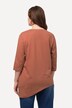 Shirt, rund hals, 3/4-ærmer, økologisk bomuld