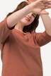 Shirt, rund hals, 3/4-ærmer, økologisk bomuld