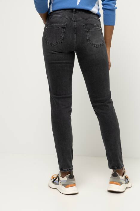 Jeans Julia, Laserdruck-Umschlag, schmale 5-Pocket-Form