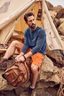 Henley s dlouhými rukávy, piké, vintage vzhled, kulatý výstřih