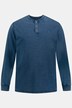 Henley s dlouhými rukávy, piké, vintage vzhled, kulatý výstřih
