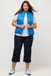 Hybrid golfvest, powerstretch, ståkrave, 2-vejs lynlås