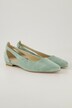 Leder-Ballerinas, Cut-Out, Weite H
