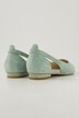 Leder-Ballerinas, Cut-Out, Weite H
