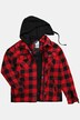 Motorsykkeljakke Lumberjack, flanellsskjorte, ArmaProtect-innlegg