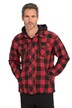 Motorkářská bunda LUMBERJACK, flanelová košile, protektorové vsadky