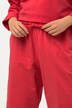 Corsaire Rose en molleton WashOut, jambe droite, poches
