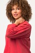 Genser, kort, oversized, rund hals, 3/4 ermer