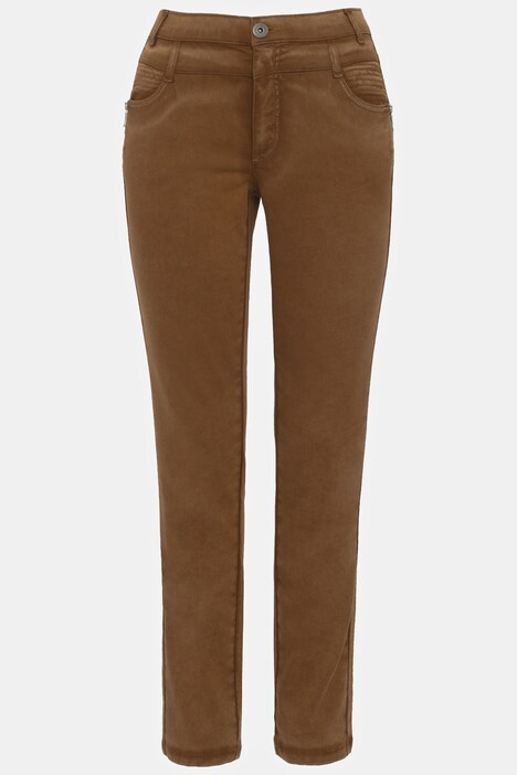 Hose, Biker-Look, 4-Pocket-Form, Zipptaschen