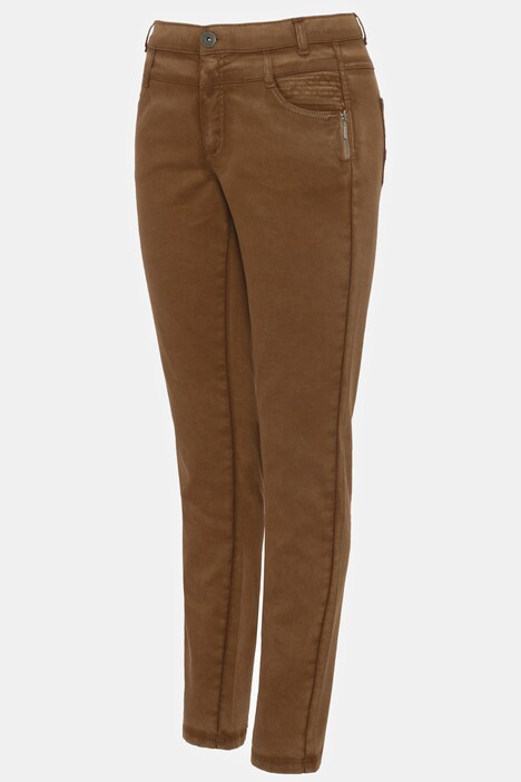 Hose, Biker-Look, 4-Pocket-Form, Zipptaschen