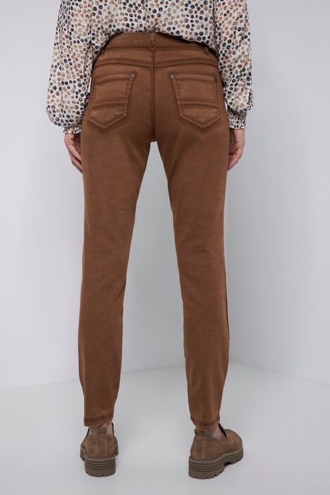 Hose, Biker-Look, 4-Pocket-Form, Zipptaschen