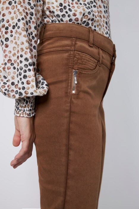 Hose, Biker-Look, 4-Pocket-Form, Zipptaschen