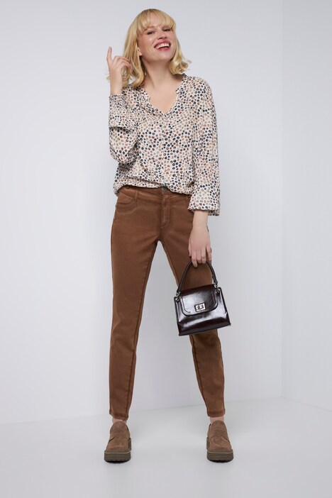 Hose, Biker-Look, 4-Pocket-Form, Zipptaschen